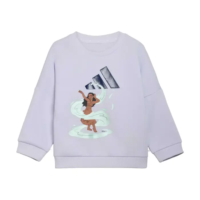 Adidas Set felpa e leggings per bambina Disney Violet