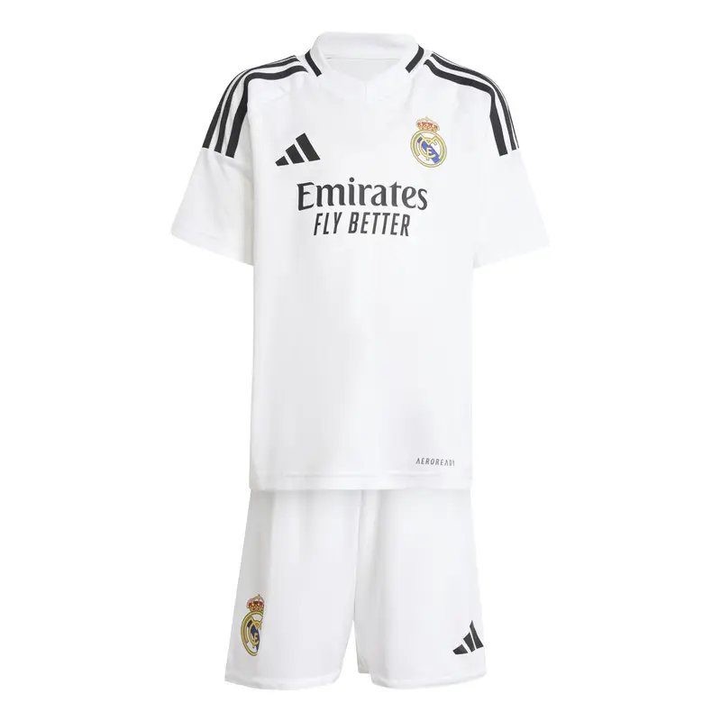 Adidas Set maglia e Short da bambino Real Madrid 2024/25 Blanc