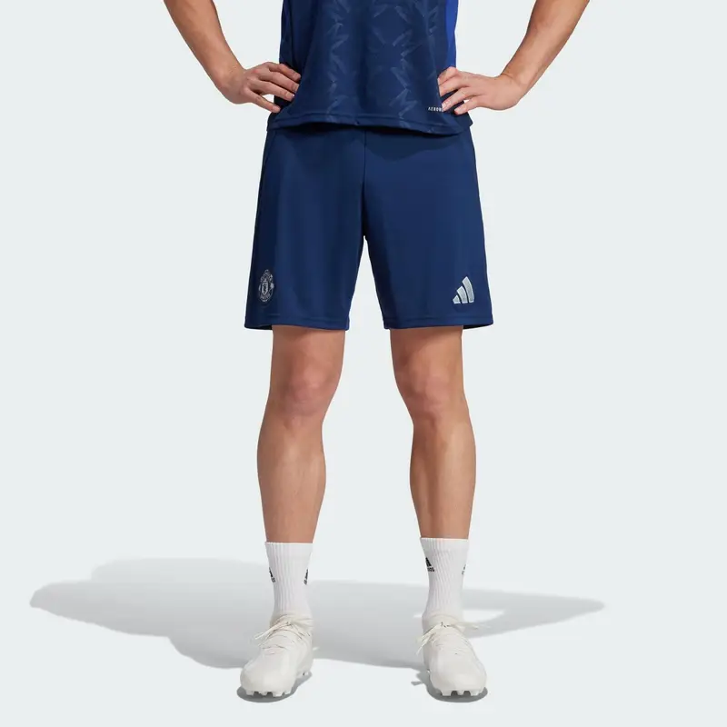 Short Away 24/25 Manchester United FC | Adidas Blu zaffiro