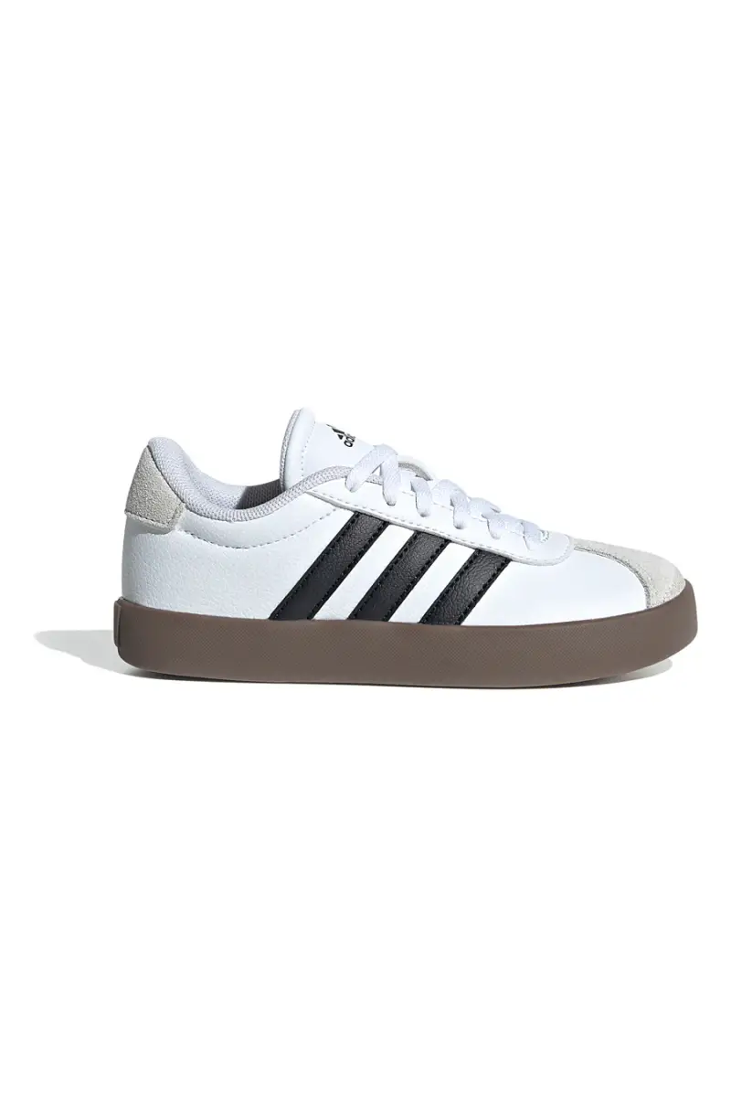 ADIDAS Sneakers Bianche con Suola a Contrasto VL Court 3.0 K [BIANCO