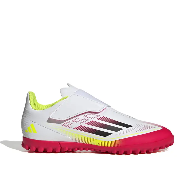 ADIDAS Sneakers calcetto bianche da ragazzo F50 con velcro