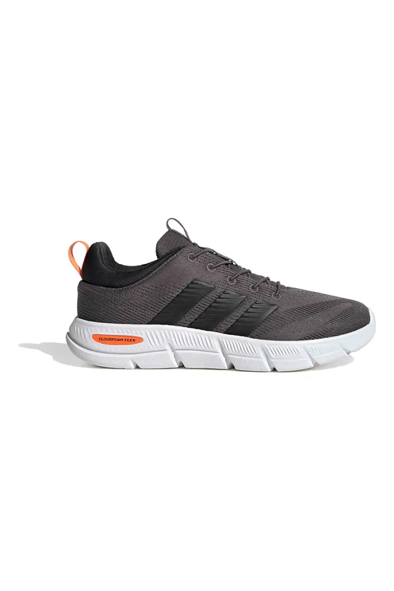 ADIDAS Sneakers grigie leggere mesh con lacci elasticizzati Cloudfoam Flex [MARRONE