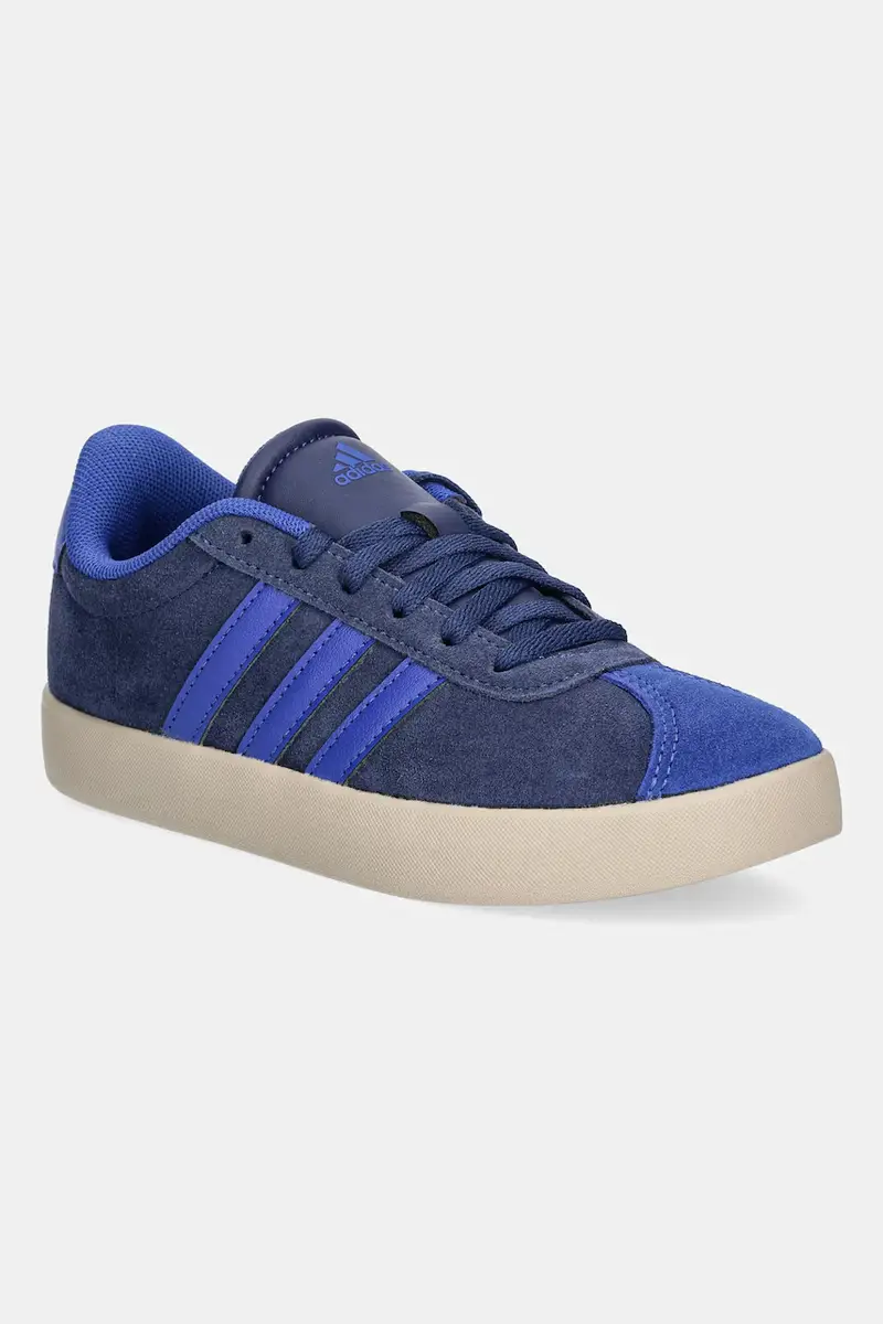 Adidas sneakers in camoscio per bambini VL COURT 3.0 colore blu navy JS3489