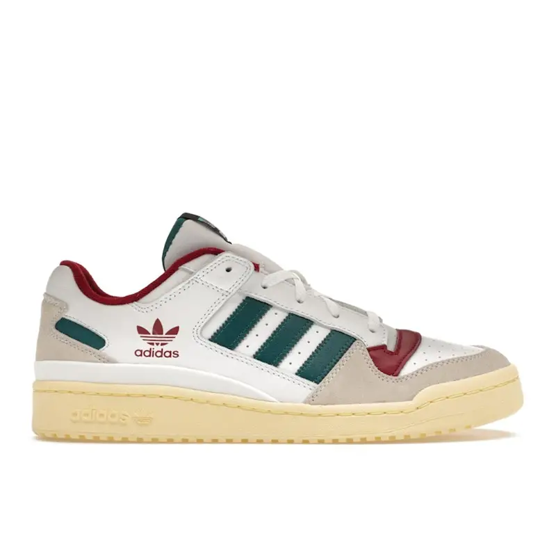 Adidas Sneakers Unisex Forum Low CL Bianco Teal Legacy Bianco Nuvola Borgogna Legacy HQ6874