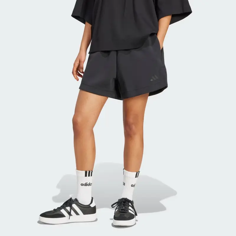 Adidas Soft Lux Loose Shorts Black