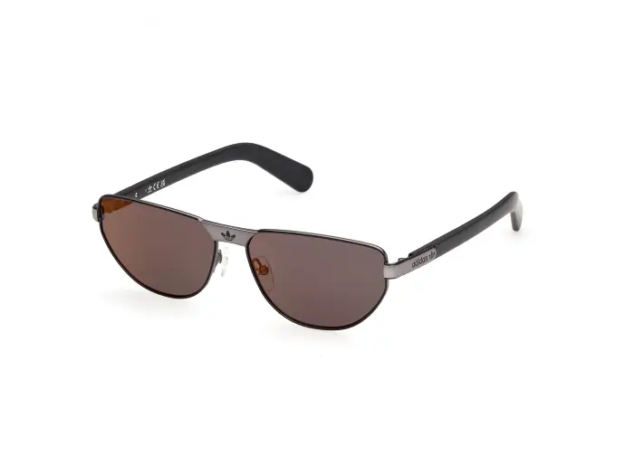 Adidas Sport Unisex OR0143 02G Occhiali da sole Nero Marrone Geometrica Normale