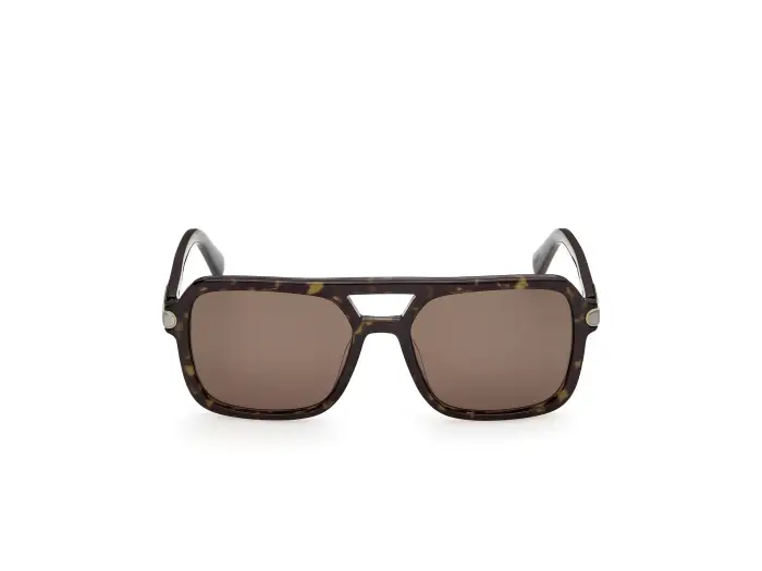 Adidas Sport Unisex OR0149 52J Occhiali da sole Acetato Havana Roviex Squadrata Normale