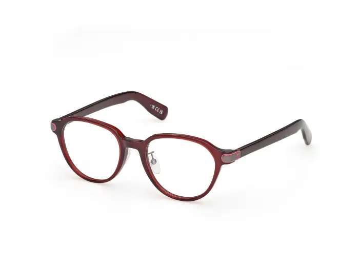 Adidas Sport Unisex OR5133-H 066 Montature da vista Acetato Rosso Rotonda Normale