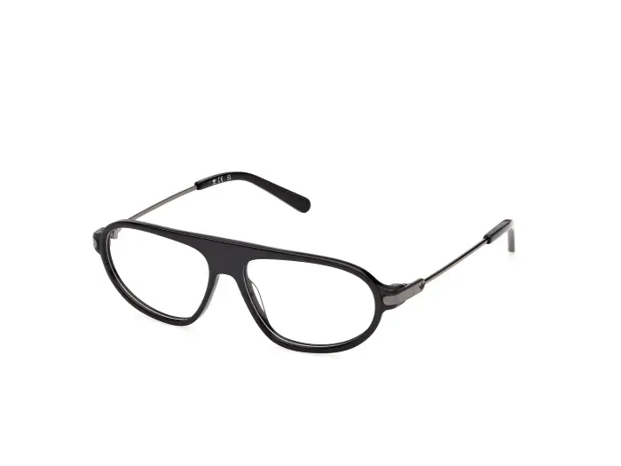 Adidas Sport Uomo OR5141 001 Montature da vista Acetato Nero Pilot Normale