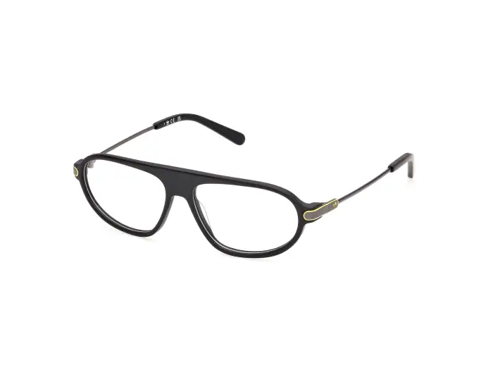 Adidas Sport Uomo OR5141 002 Montature da vista Acetato Nero Pilot Normale
