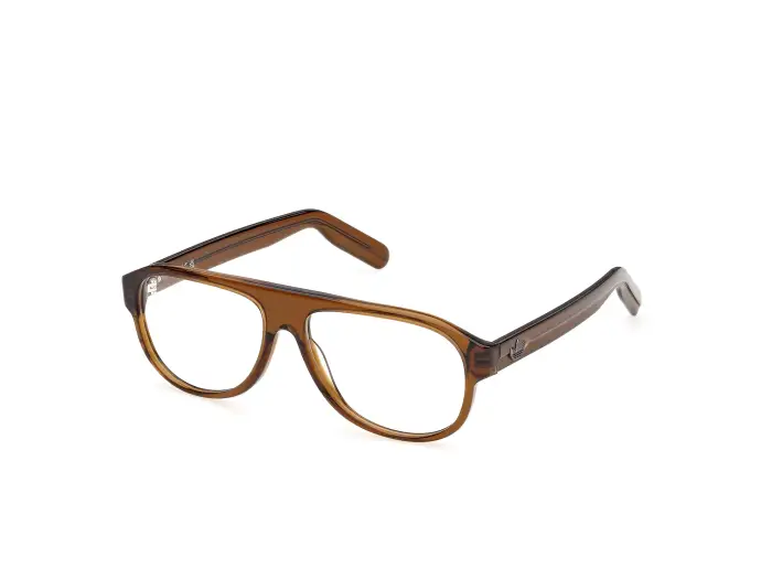 Adidas Sport Uomo OR5154 45 Montature da vista Acetato Marrone Pilot Normale