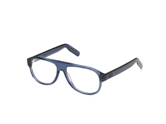 Adidas Sport Uomo OR5154 90 Montature da vista Acetato Blu Pilot Normale