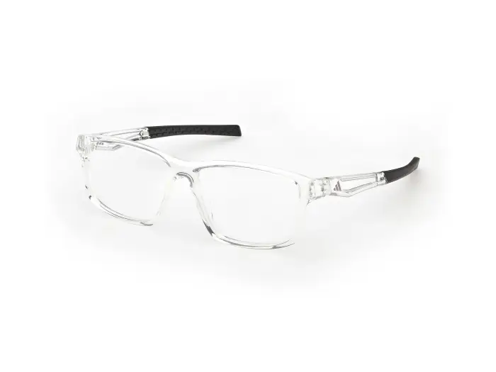 Adidas Sport Uomo SP5117 026 Montature da vista Iniettato Trasparente Squadrata Normale