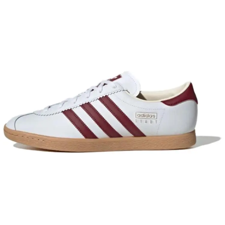 Adidas Stadt Crema Borgogna Collegiale Sneakers Unisex Crema-Bianco Gomma JR9568 43⅓