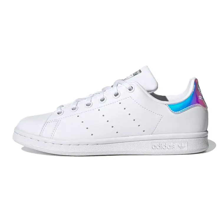 Adidas Stan Smith J Bianco Iridescente Sneakers Bambino Bianco Nuvola Argento Metallizzato FX7521 37⅓