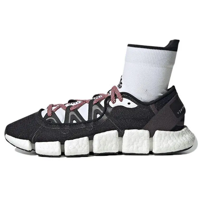 Adidas Stella McCartney X Climacool Vento Tessuto Retro Antiscivolo Durevole Scarpe da Corsa Marathon Low-Top Donna sneaker Nero Grigio