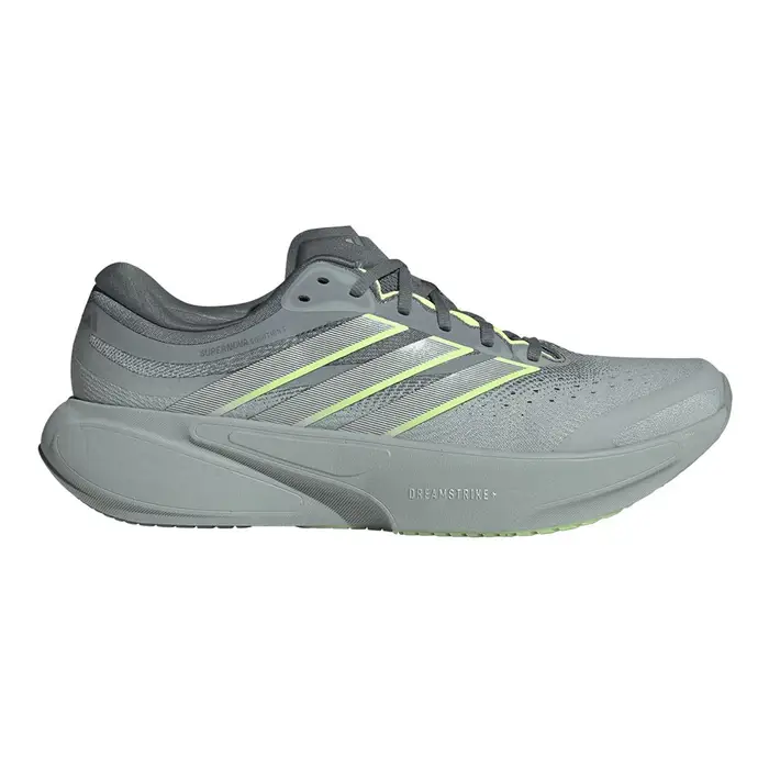 Supernova Solution Grigio Verde Fluo - Scarpe Running Uomo EUR / UK