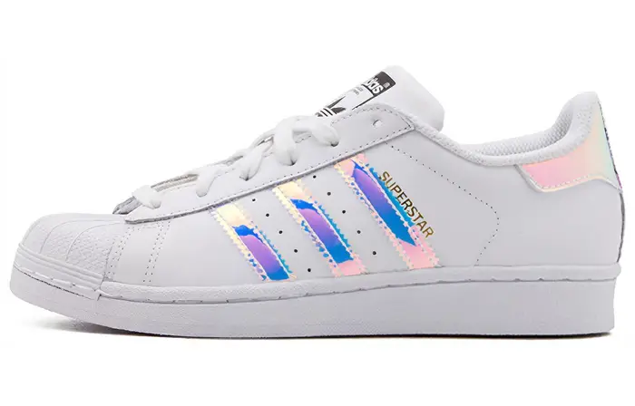 Adidas Superstar Bianca Iridescente Ragazzo AQ6278