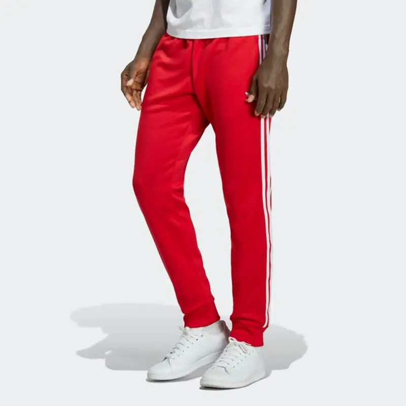 Adidas Superstar male Pantaloni - Rosso - Foot Locker
