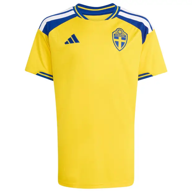 Adidas Sweden 26 Home Kids Jersey Bambini - Maglie/Repliche Giallo - Mesh Yellow