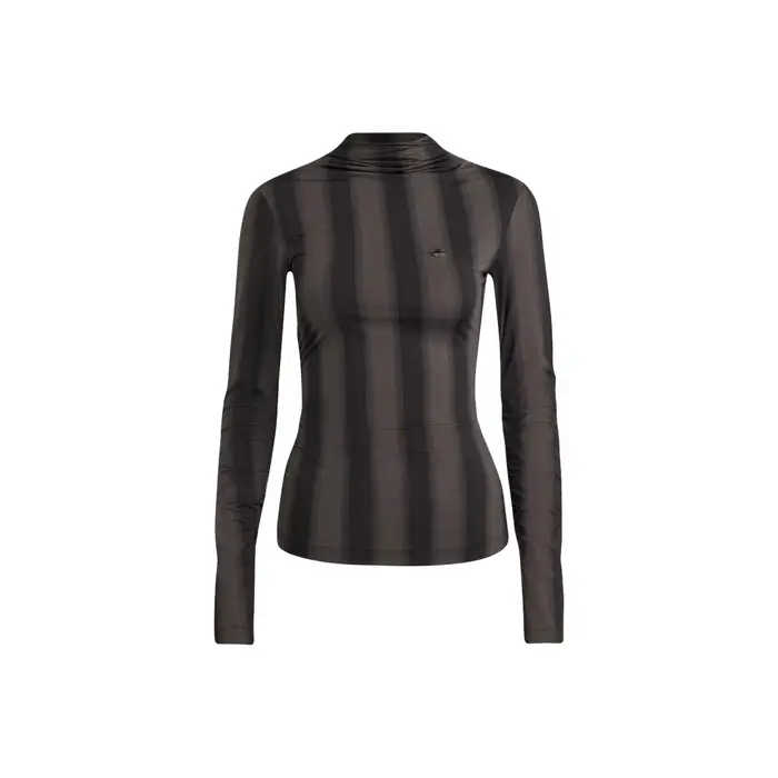 T-shirt a manica lunga con collo alto vestibilità slim Adidas Originals da donna JW7316 M