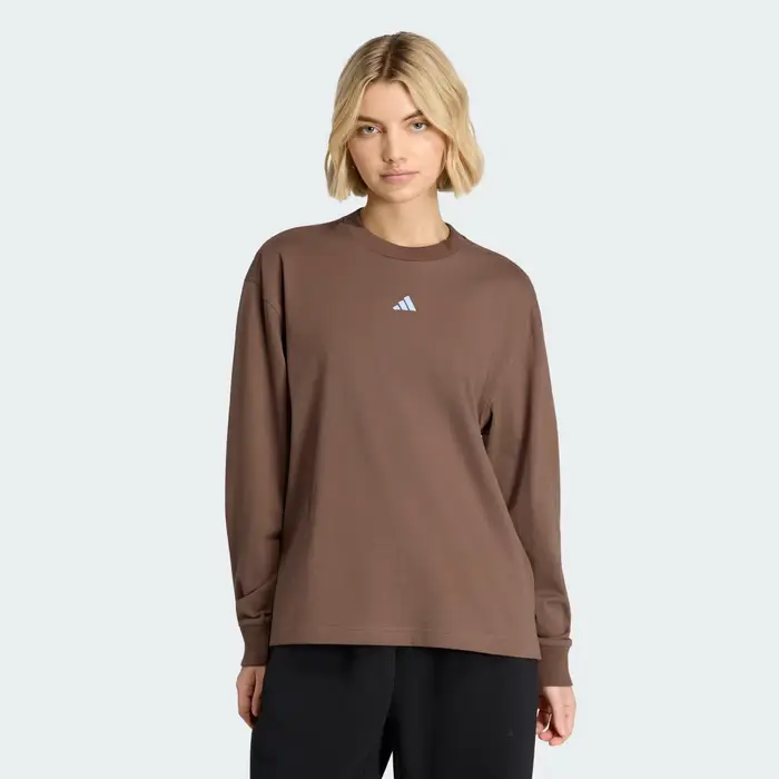 T-SHIRT A MANICHE LUNGHE A 3 STRISCE STUDIO BOYFRIEND Earth Strata
