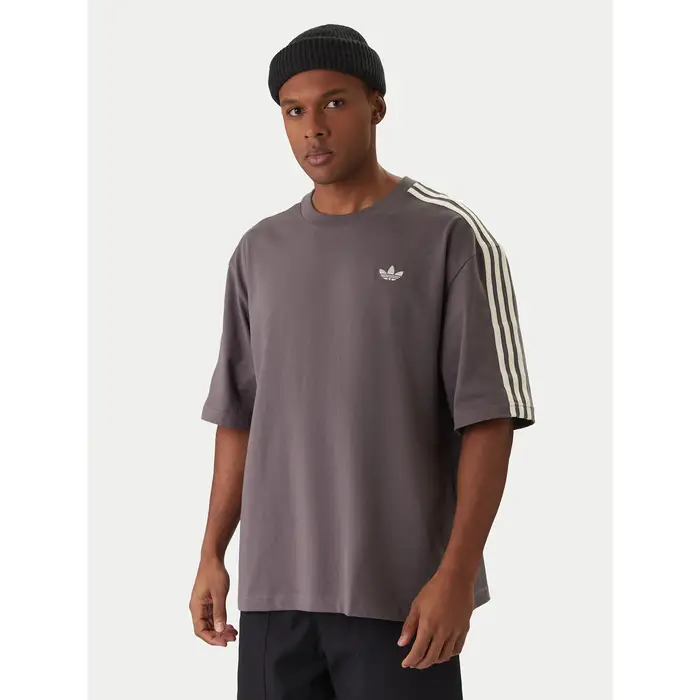 T-shirt adicolor 3-Stripes KE1591 Grigio Oversize