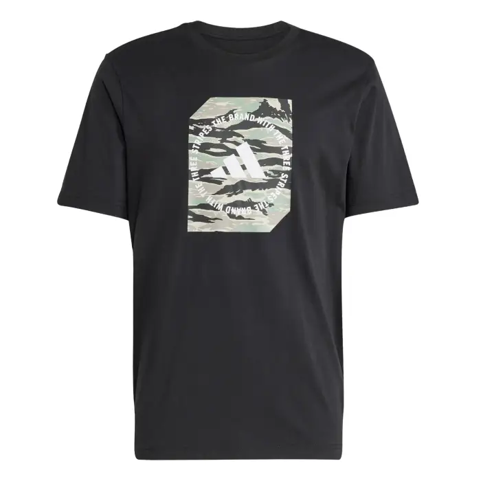 T-shirt adidas Camo Shape Graphic Noir
