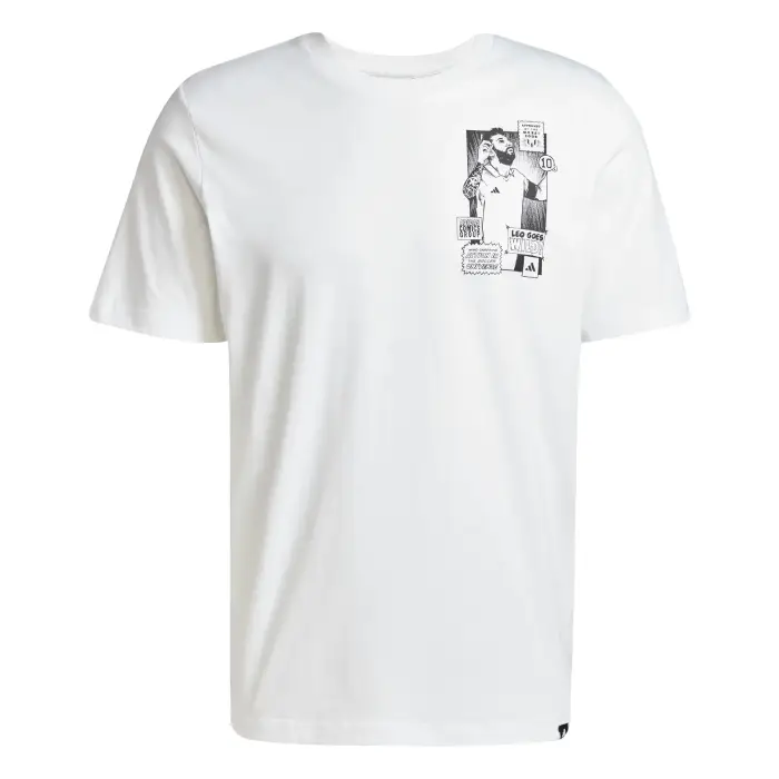 T-shirt adidas Messi Icon Graphic Blanc