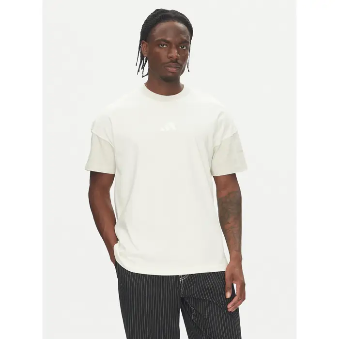 T-shirt ALL SZN Colorblock JJ3679 Bianco Loose Fit