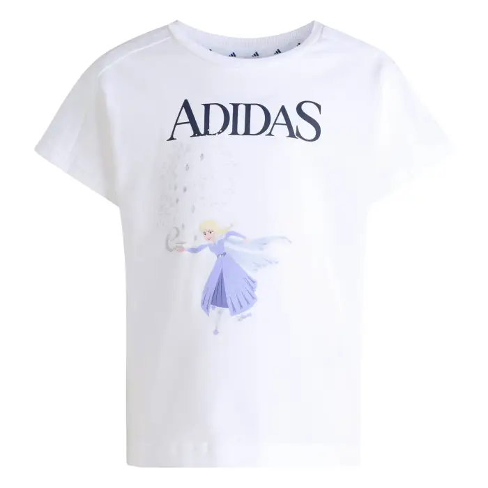 Adidas T-shirt bambina Disney Frozen Blanc