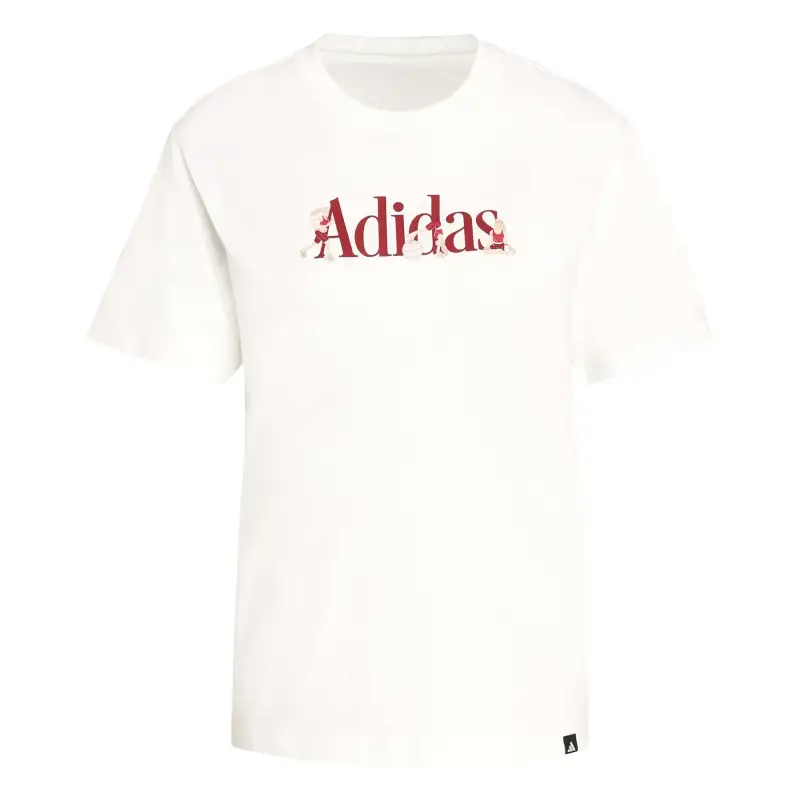 Adidas T-shirt da donna Soft Graphic Blanc