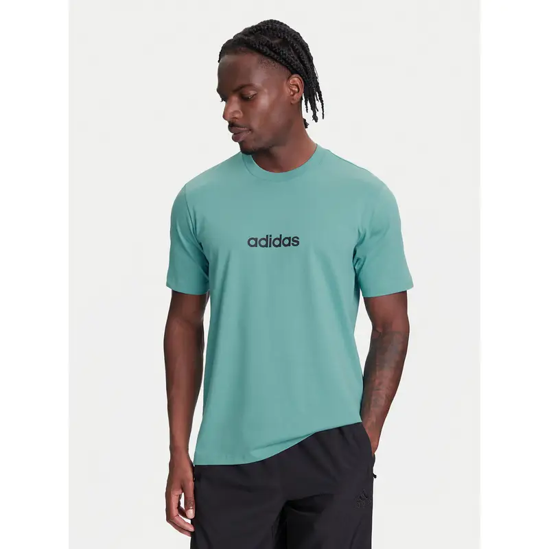 Adidas T-shirt Turchese 3909591