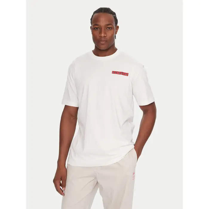 adidas T-shirt Graphic JX3094 Bianco Regular Fit