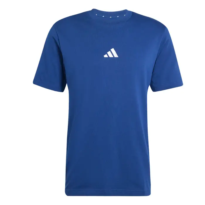 T-shirt in jersey semplice adidas Essentials 3-Stripes Bleu