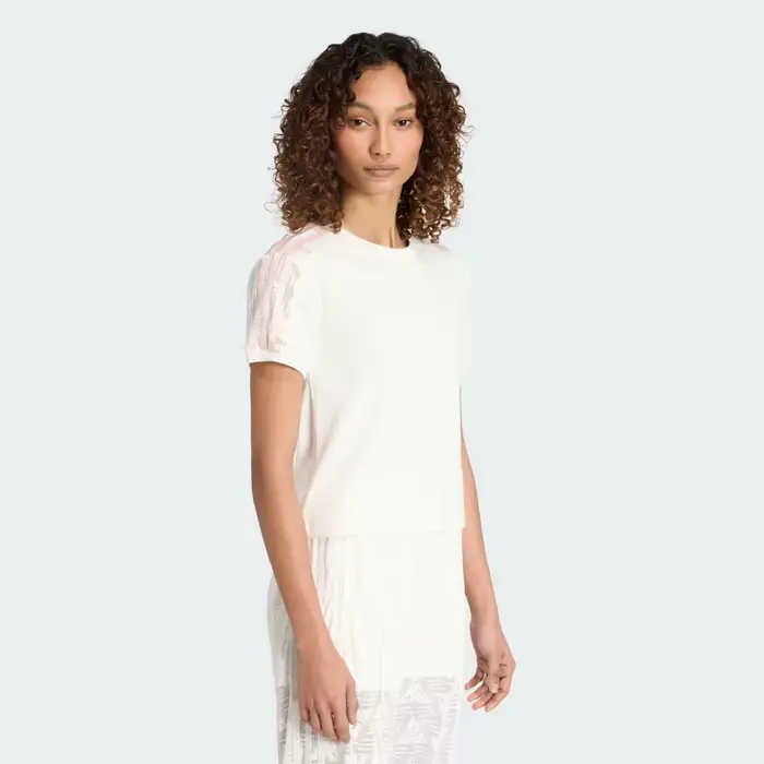 T-SHIRT LACE CALI Off White