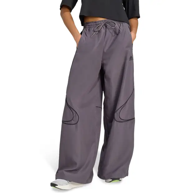 Adidas Teamgeist Adicolor Oversized Track Pant female Pantaloni - Grigio - Poly Mesh - Foot Locker Grey