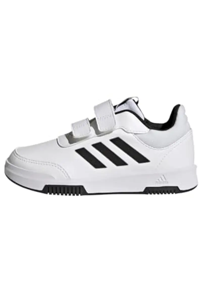 adidas Tensaur Hook And Loop Shoes, Sneaker Unisex - Bambini e ragazzi, Cloud White Core Black Core Black, 36 EU