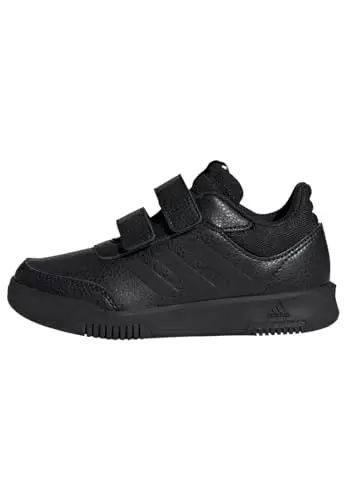 adidas Tensaur Hook And Loop Shoes, Sneaker Unisex - Bambini e ragazzi, Nero Core Black Core Black Grey Six, 30 EU