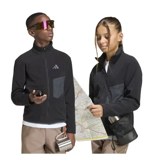 Kids Multi Full-Zip Fleece - felpa in pile - bambino Black