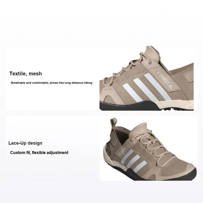 Terrex Tessuto Mesh Versatile Confortevole Scarpe Funzionali Outdoor Basse Unisex Marrone ID8648 45⅓