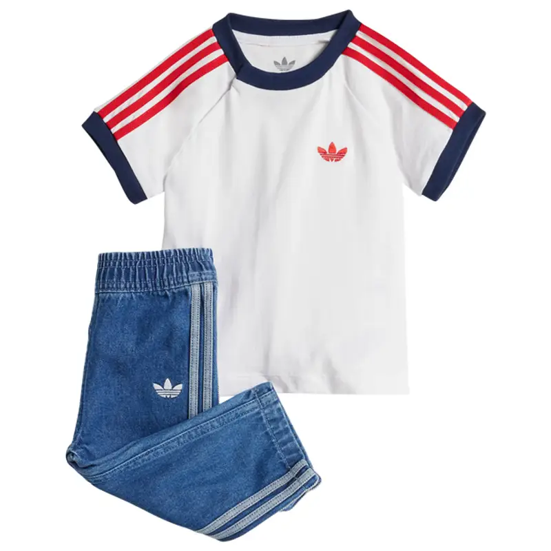 Adidas Trefoil unisex Tute da ginnastica - Blu - Jersey di cotone - Foot Locker Blue