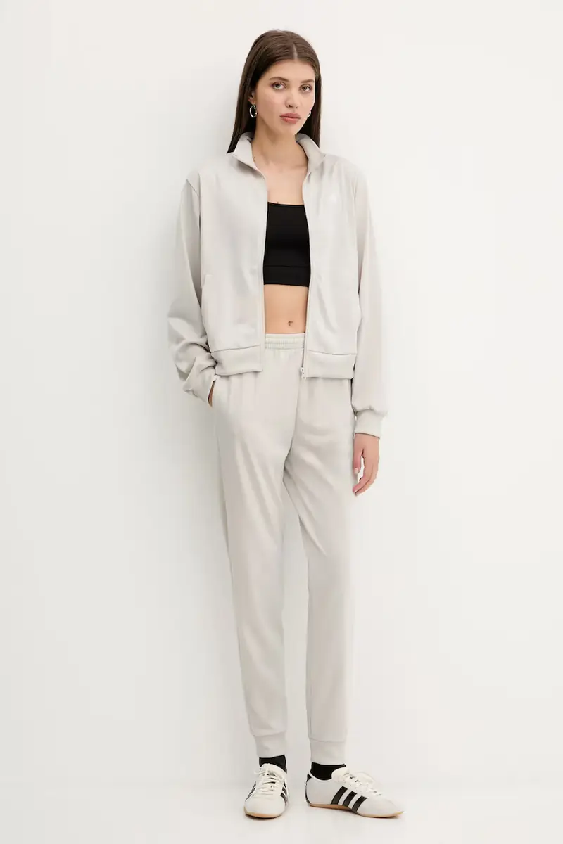 Adidas tuta da ginnastica Feelcozy donna colore beige JX0515