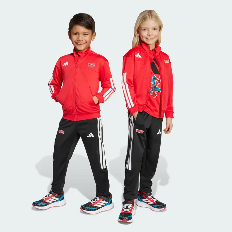 Adidas Tuta Marvel Spider-Man Bambini Pure Ruby