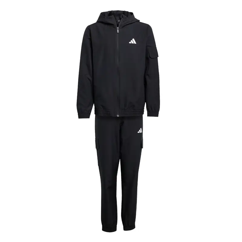 Tuta per bambini adidas Woven Noir