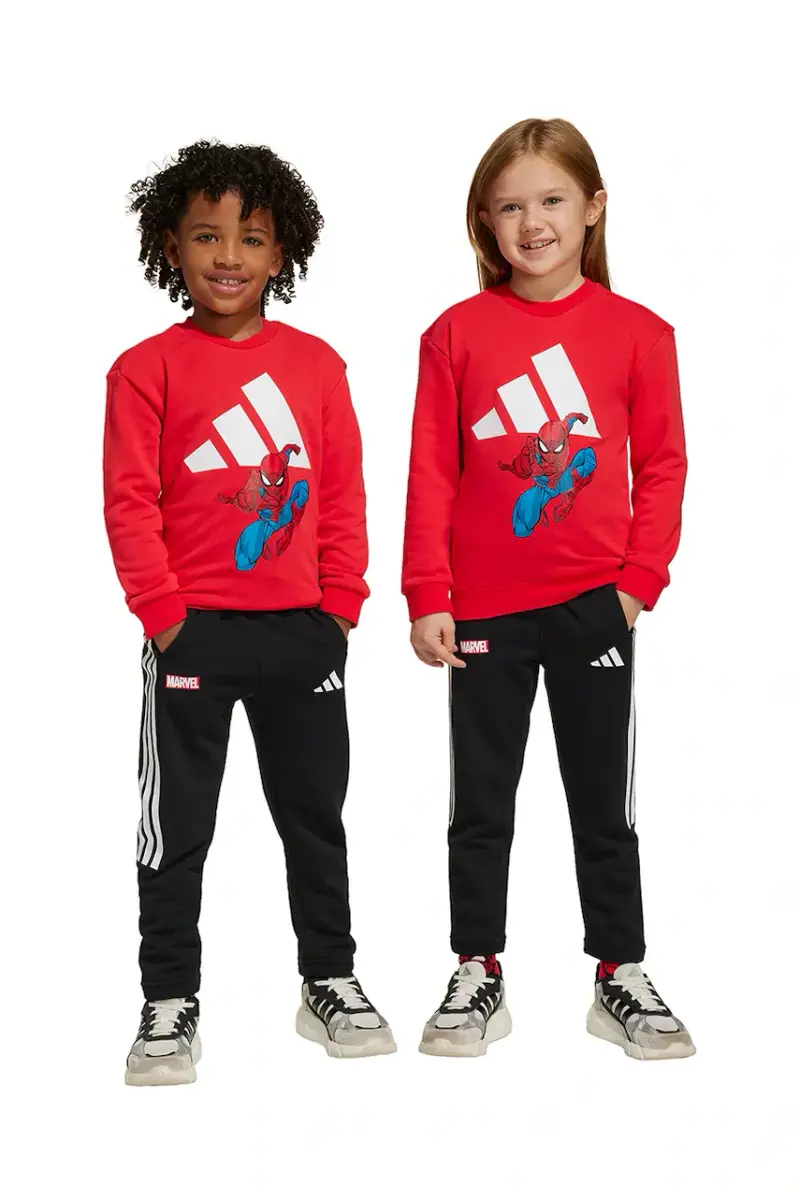 Adidas tuta per bambini MRVL colore rosso JN6102