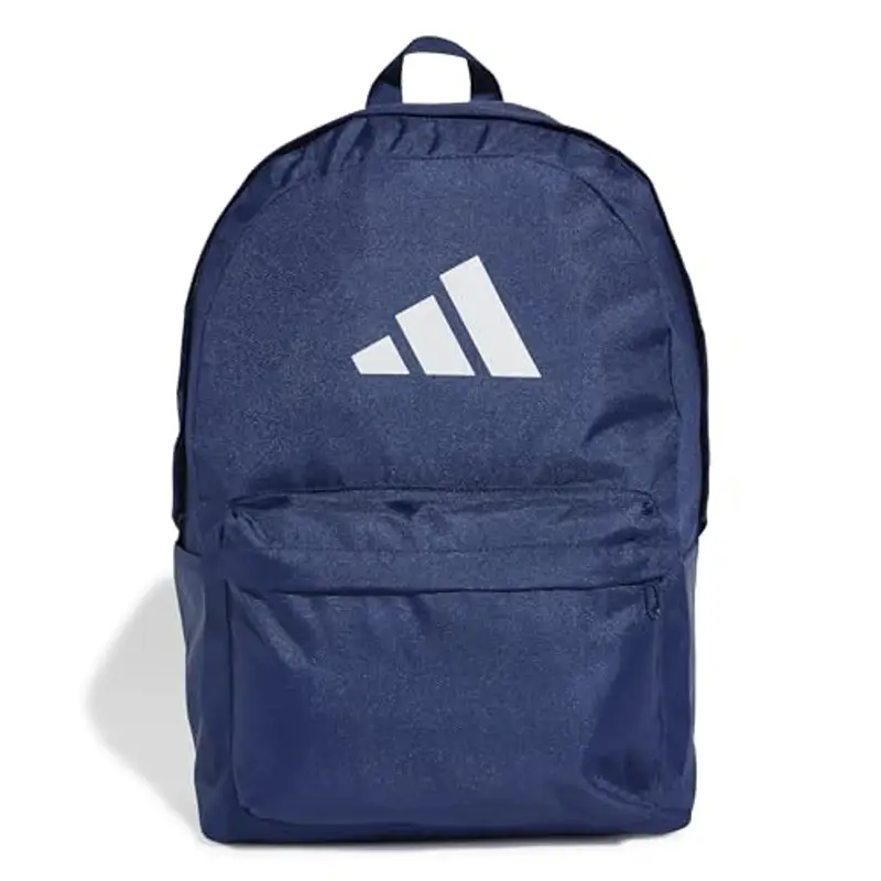 adidas Unisex - Adulto CLASSIC 3BARS BACKPACK, Dark Blue / White