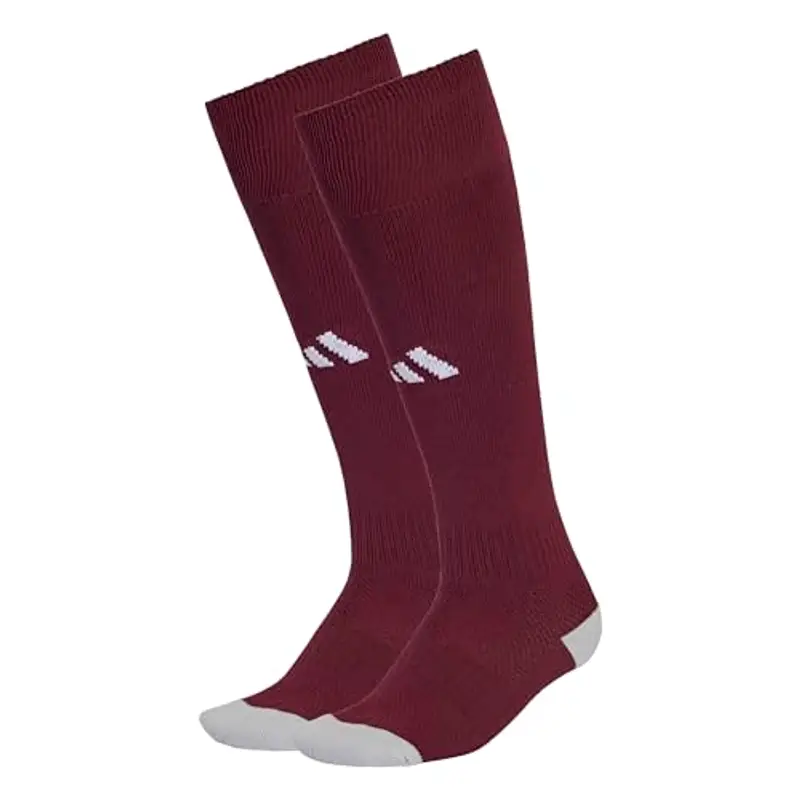 adidas Unisex - Adulto Milano 23 Socks, team maroon 2/white, 6.5-8