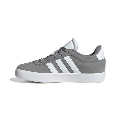 adidas Unisex - Bambini e Ragazzi VL Court 3.0 Shoes, Grey Three/Cloud White/Grey Two, 31 1/2 EU