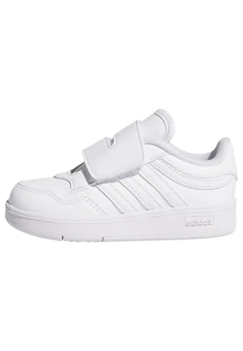 adidas Unisex - Bimbi 0-24 Hoops 4.0 Shoes, Ftwr White Ftwr White Ftwr White, 26 EU